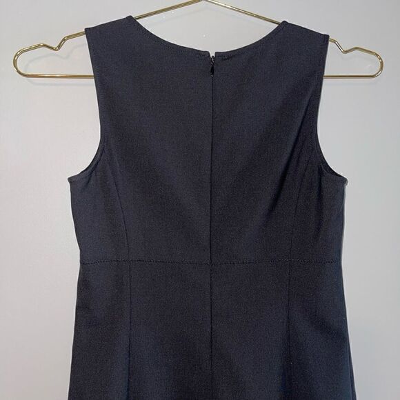 Theory Black Sleeveless Sheath Dress | SZ 0 - Picture 8 of 14